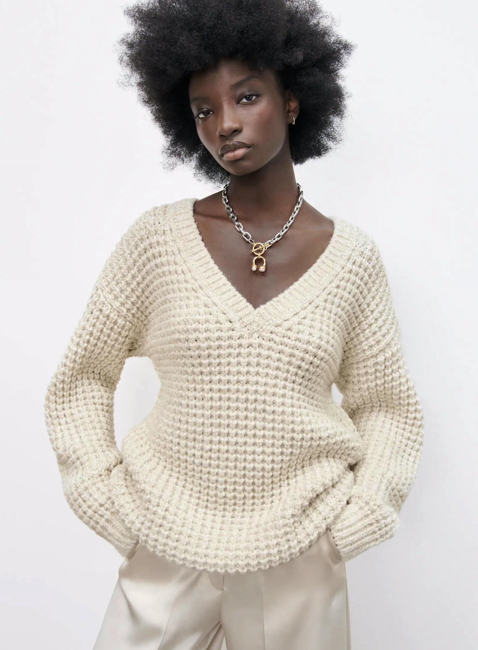 Zara V Neck Sweater, £49.99