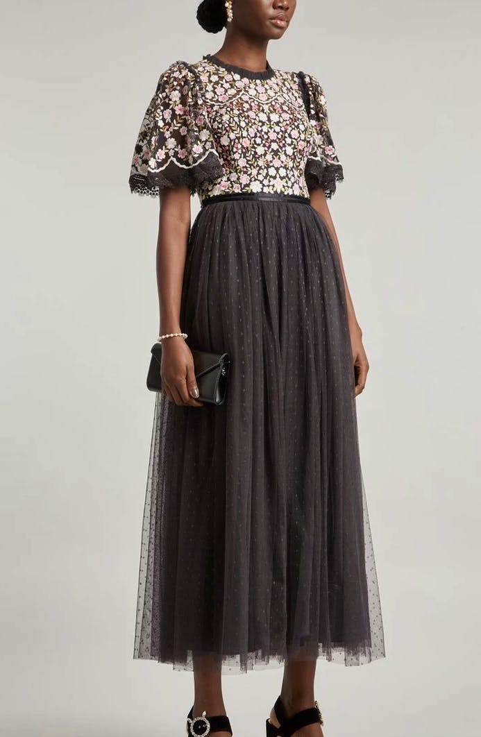 Needle & Thread Rosie Lace Ankle Length Gown, £250