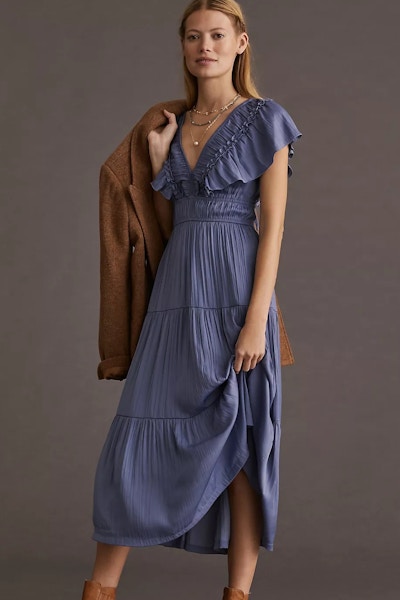 Anthropologie Ruffled Tiered Midi Dress, £140