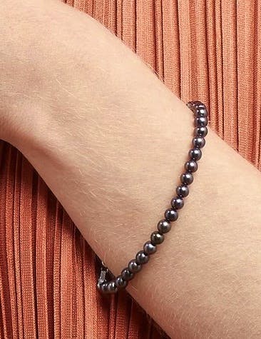 Kojis Black Freshwater Pearl Bracelet, £495