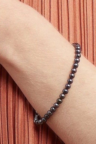 Kojis Black Freshwater Pearl Bracelet, £495