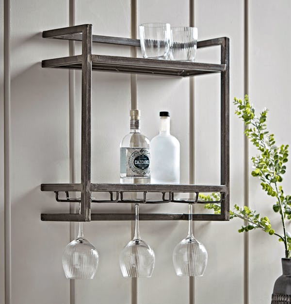 Bottle Shelf Black £125
