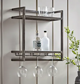 Bottle Shelf Black