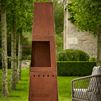 Rusty Gas Chimnea