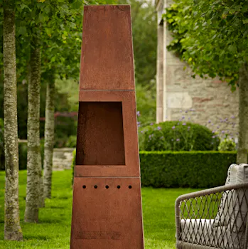 Rusty Gas Chimnea