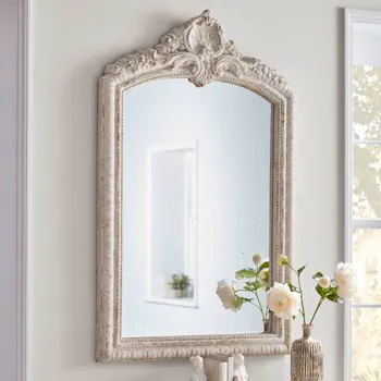 Distressed Ornate Mirror