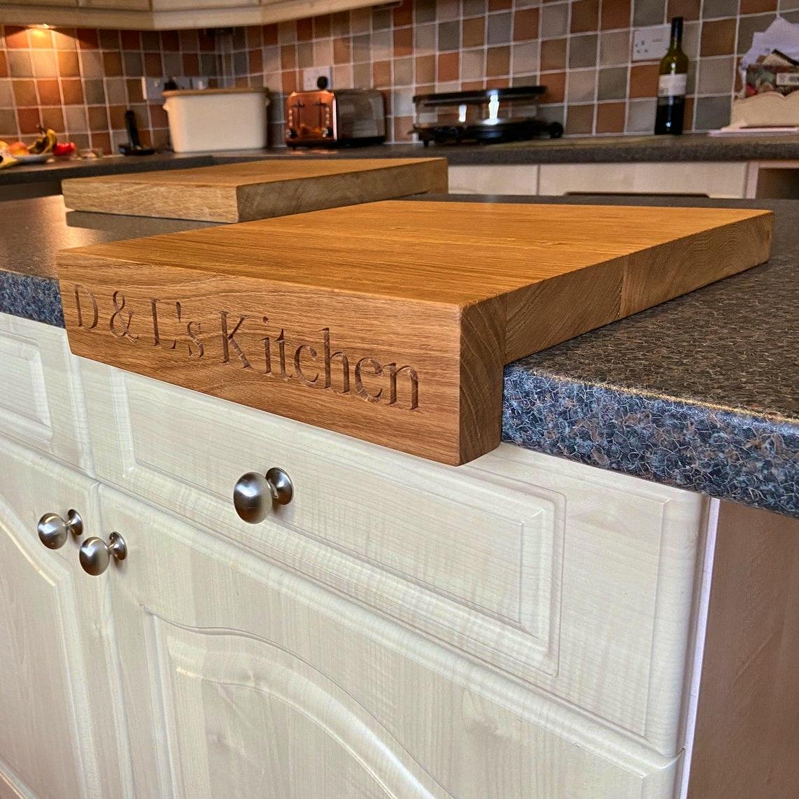 Solid Oak Lipped Chopping Board £70