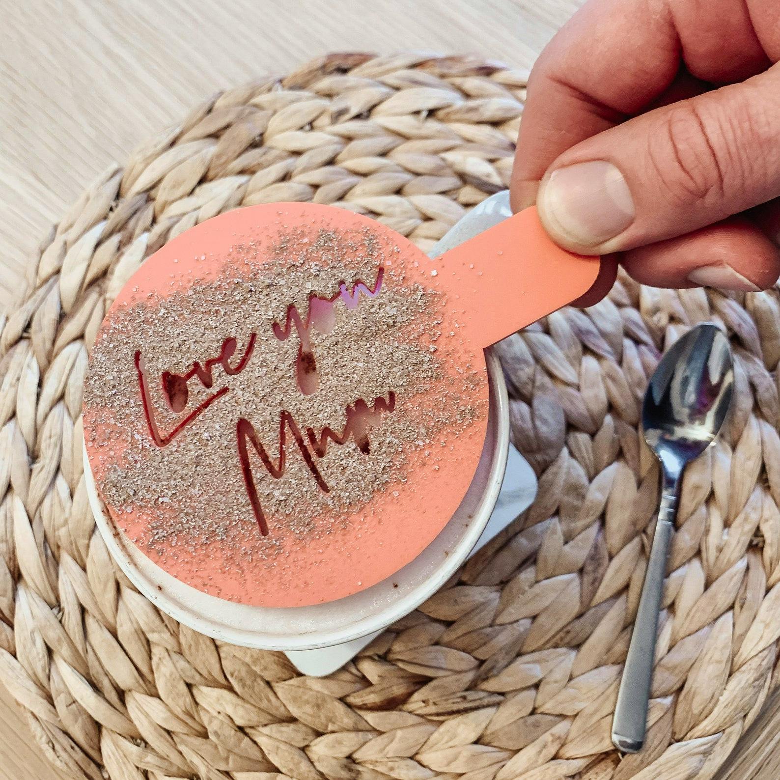 Mum Coffee Stencil £6.95