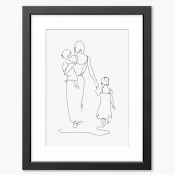 Mother and Daughters Art