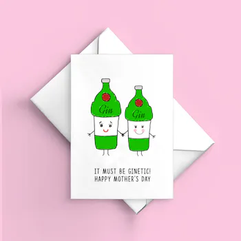 Ginetic Gin Mother’s Day Card