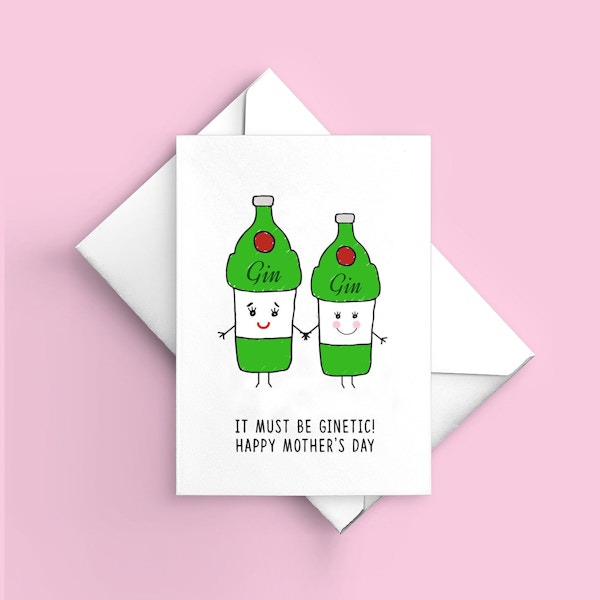 Ginetic Gin Mother’s Day Card £3.75