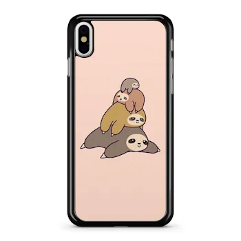 Daddy Cuddly Mummy Sloth Animals Phone Case Cover