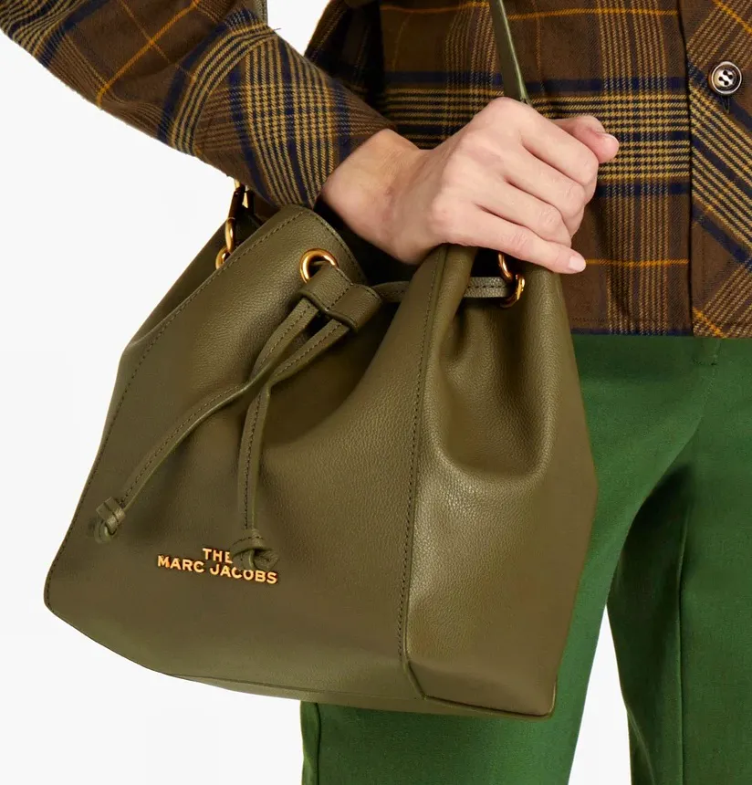 Marc Jacobs Textured-Leather Bucket Bag, £304