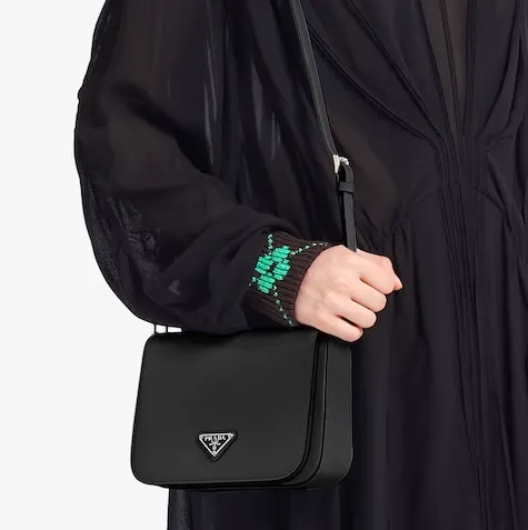Prada Brushed Leather Shoulder Bag, £2300