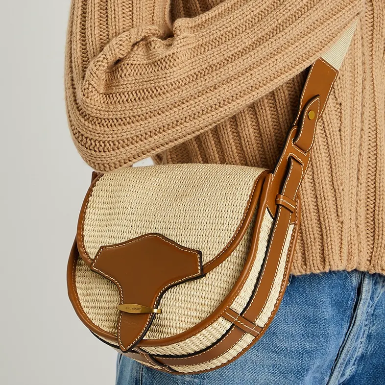 Isabel Marant Raffia And Leather Cross-Body Bag, £600