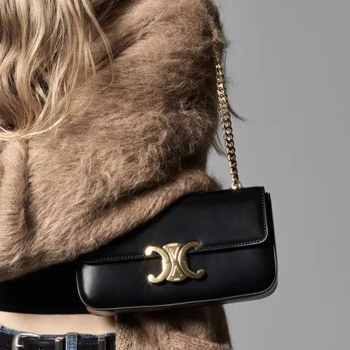 Celine Chain Shoulder Triomphe Bag, £1950