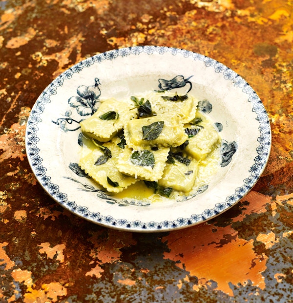 Ravioli With Ricotta And Young Nettles