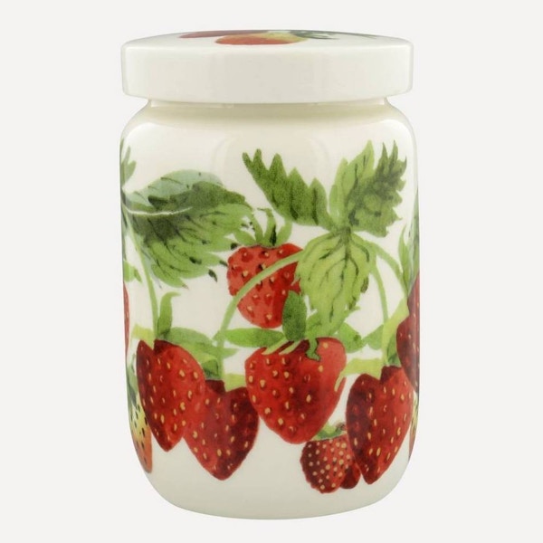 Emma Bridgewater Vegetable Garden Strawberries Jam Jar with Lid, £32
