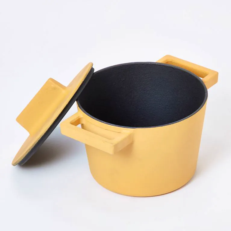Terra.Cotto Casserole Pot With Lid In Vanilla, £140
