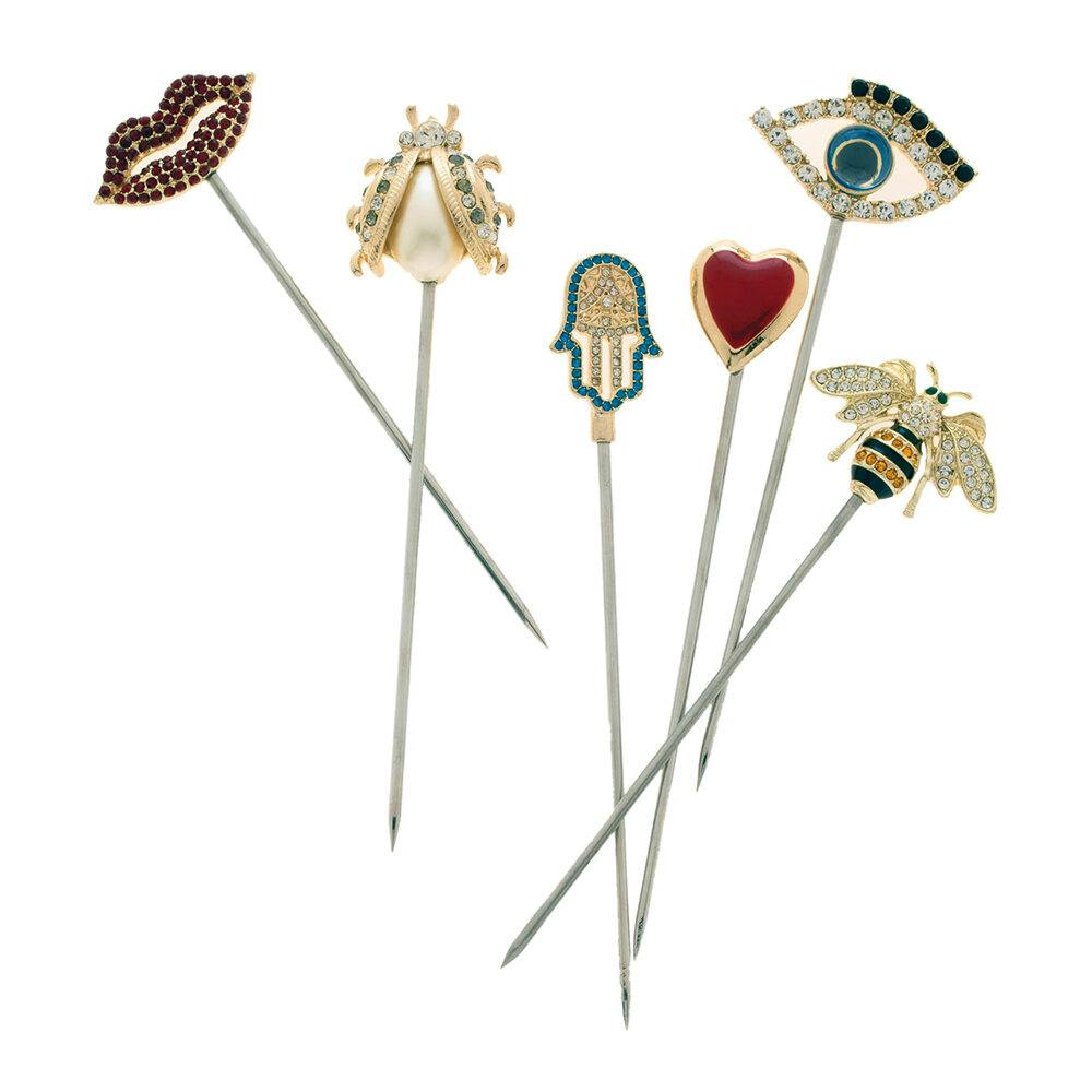 Joanna Buchanan Lucky Charm Cocktail Picks, £70