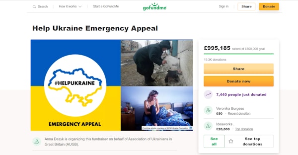 Ukraine Charities To Support Gofundme Emergency Appeal