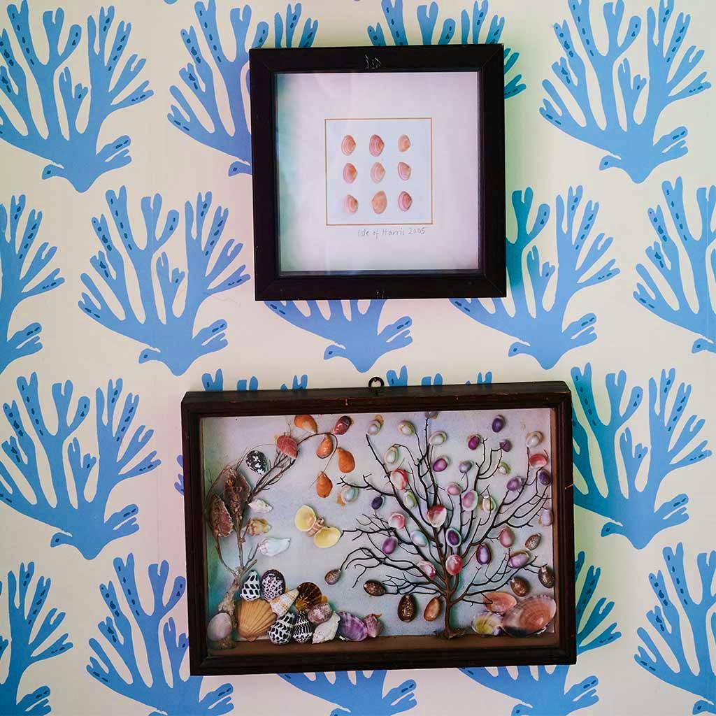 Molly Mahon Coral Blue, £150 per roll