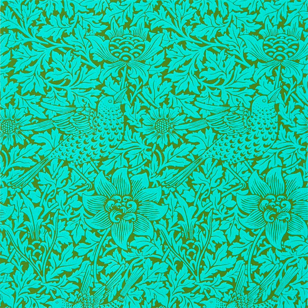 Style Ideas Direct Morris and Co Bird & Anemone Wallpaper, £94.01