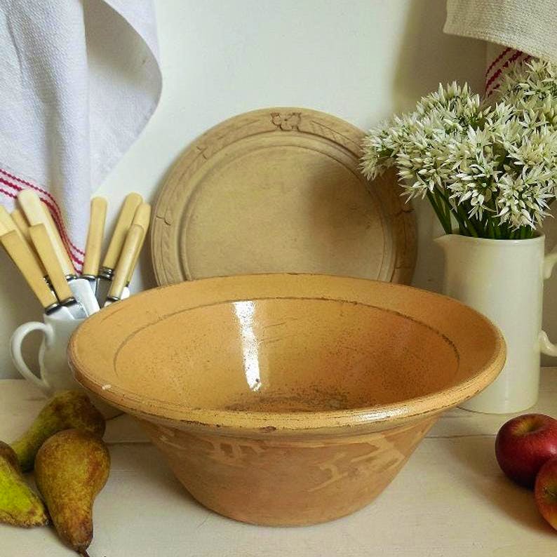 Lavender House Vintage Large Antique French Mixing Bowl, £64.99