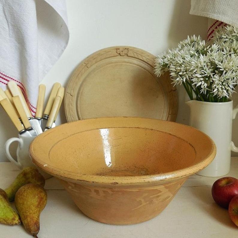 Lavender House Vintage Large Antique French Mixing Bowl, £64.99