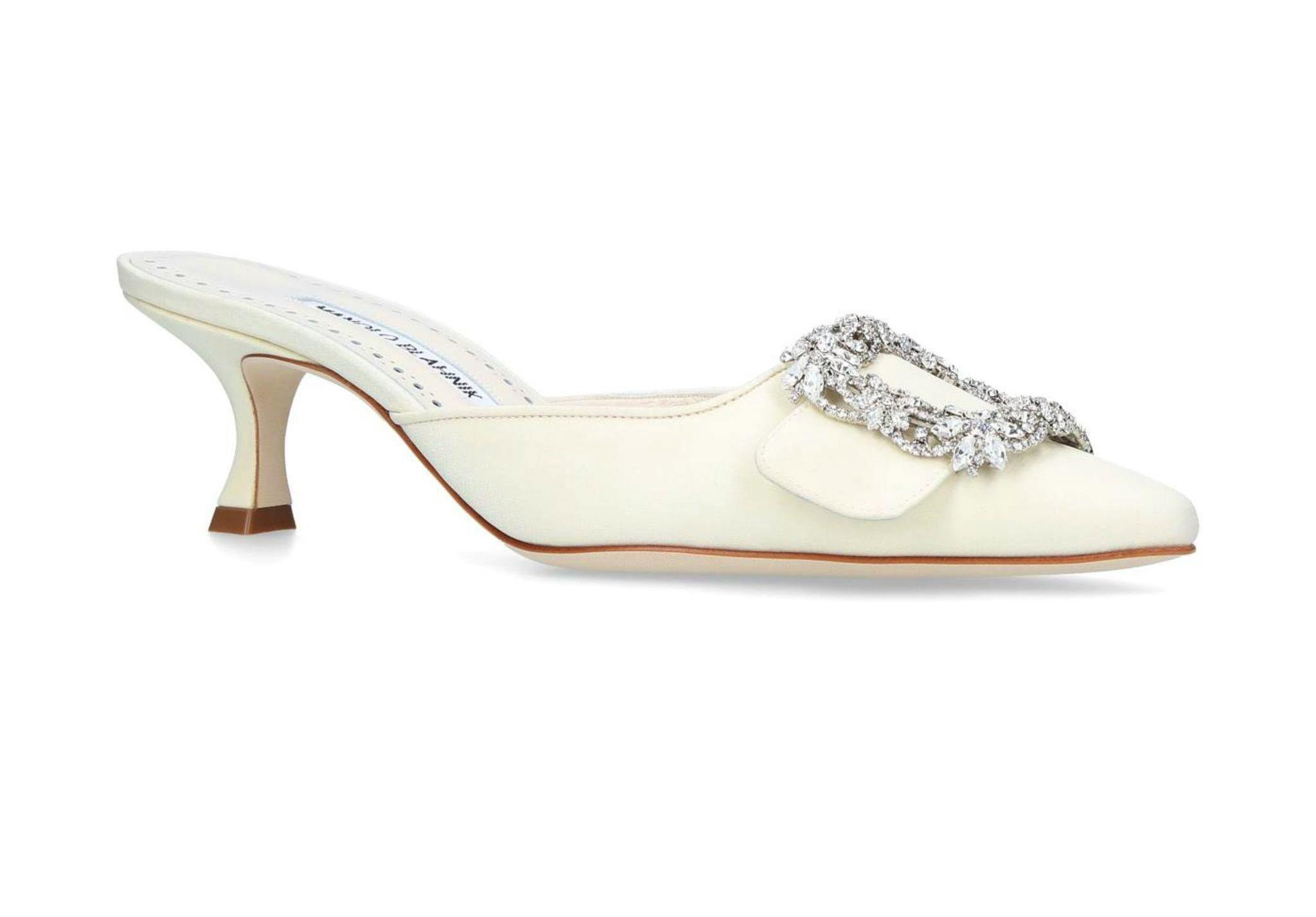 Manolo Blahnik Embellished Maysale Mules, £760
