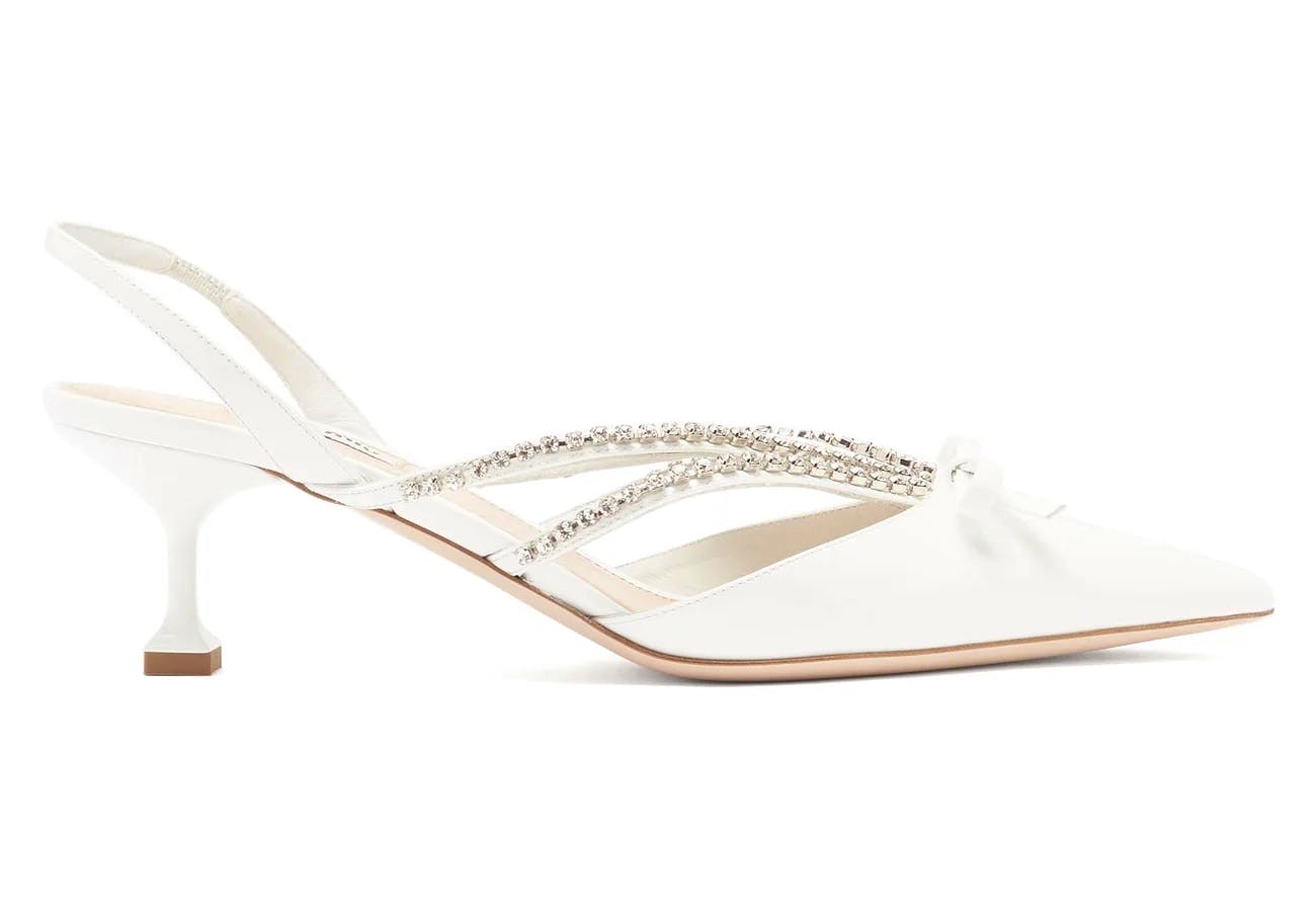 Miu Miu Crystal Embellished Shoes, £740