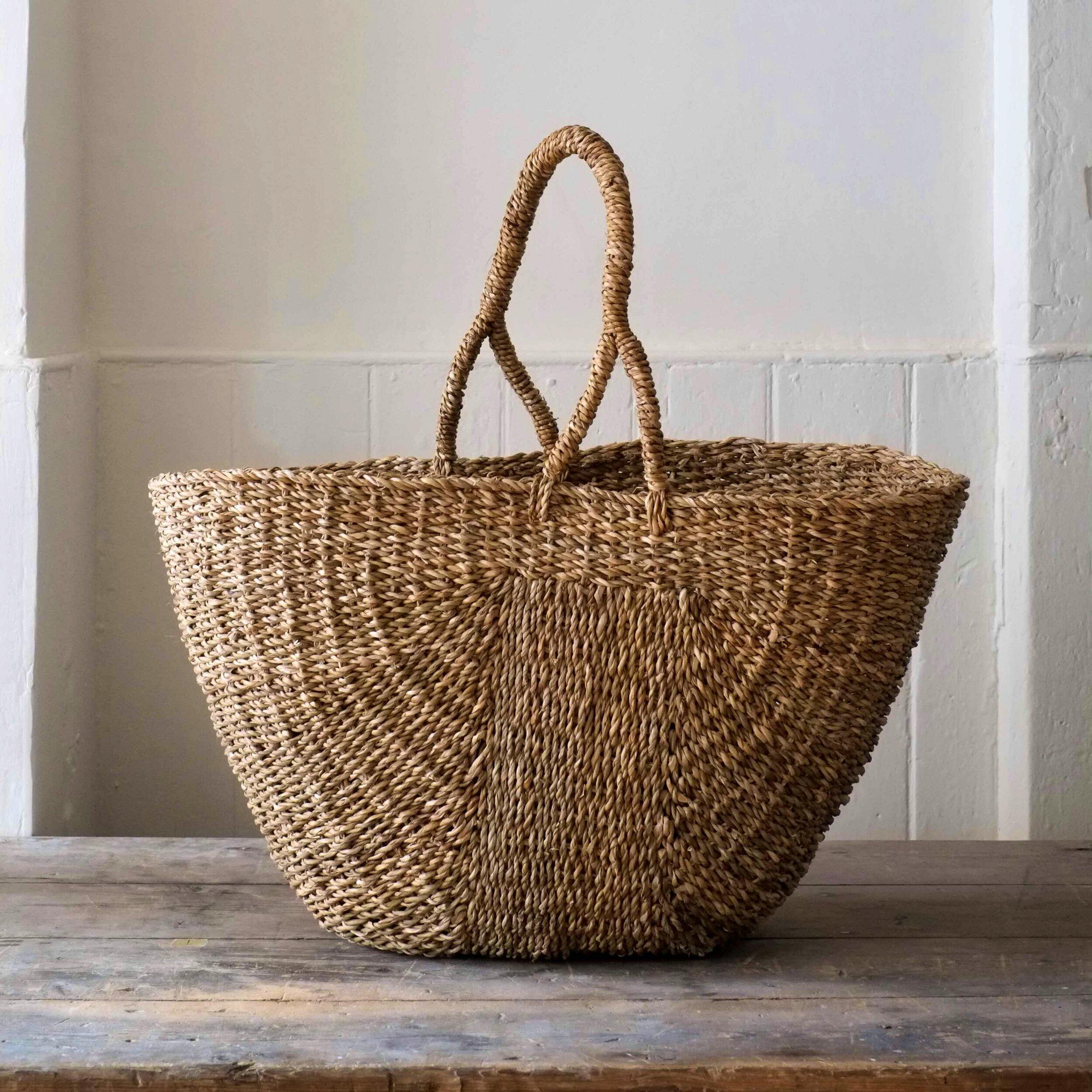 Straw London Extra Large Basket, £125