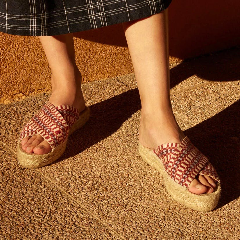 Toast Guanabana Hand Woven Espadrilles, £125