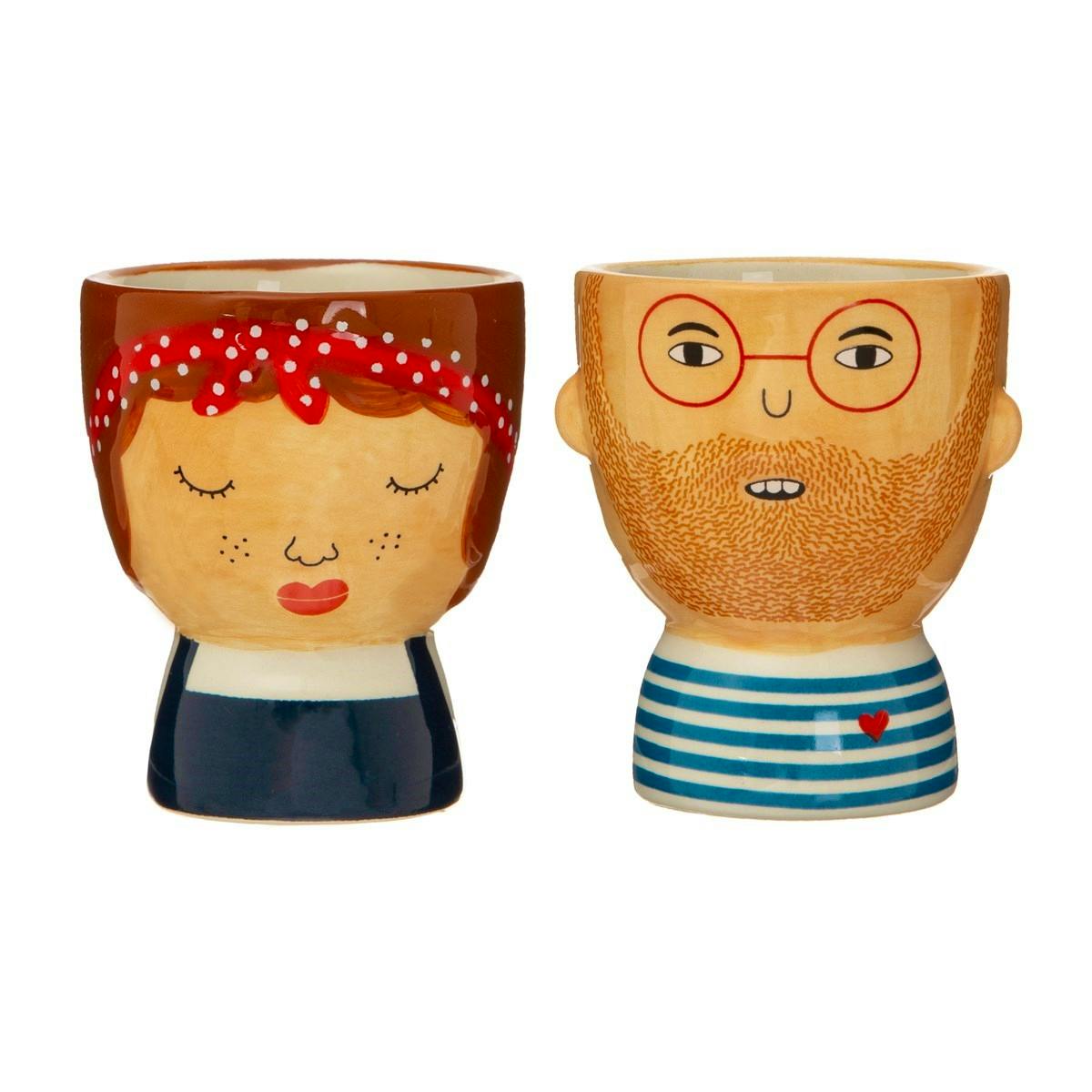 Sass & Belle Libby & Ross Egg Cups, Set of 2, £10