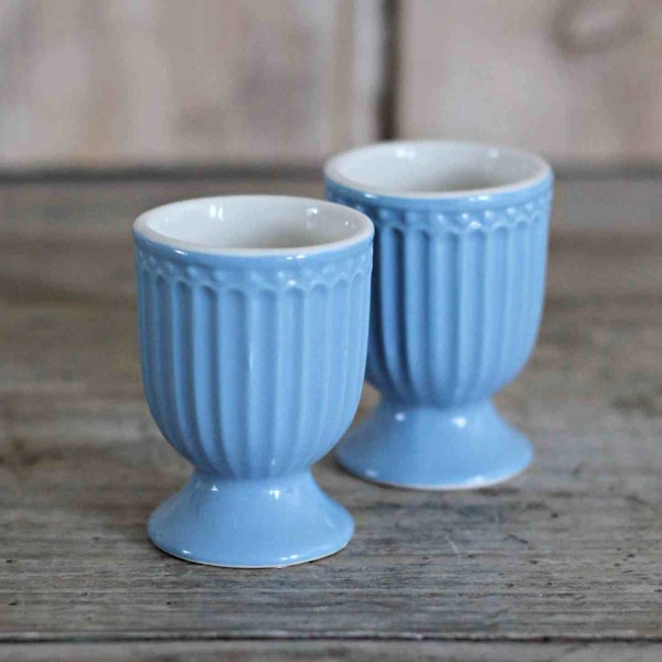 Closet & Botts Ceramic Egg Cup - Cornflower Blue, £3.95