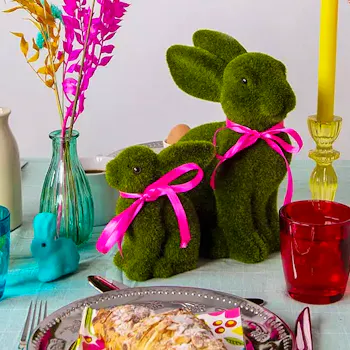 Grass Bunny Decoration