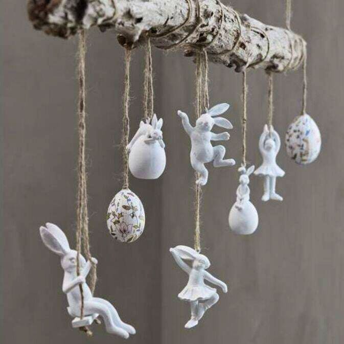 Easter Bunny And Egg Decoration £20