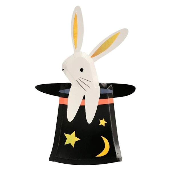 Meri Meri Bunny In Hat Plates £7.50