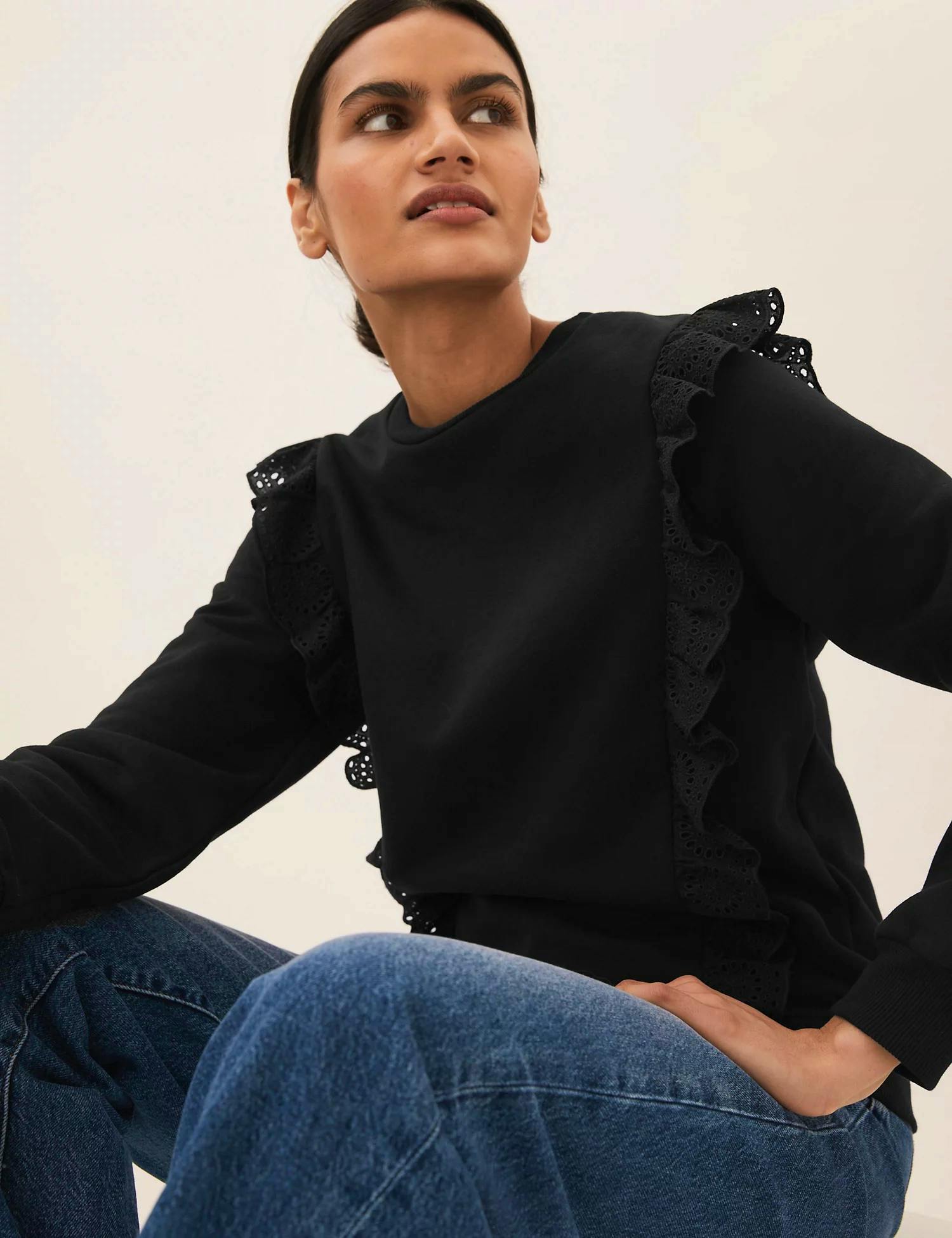 Cotton Rich Regular Fit Sweatshirt £29.50