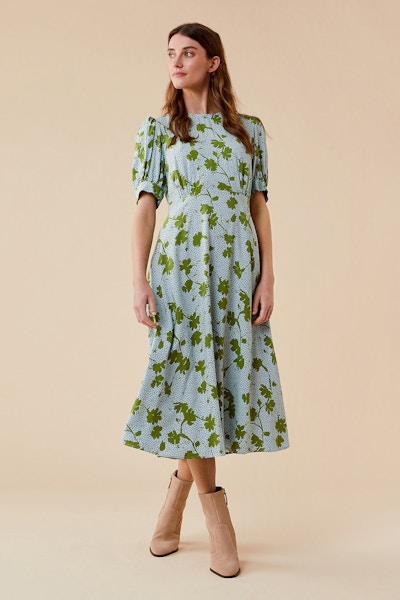 Floral Short Sleeve Tea Dress £45