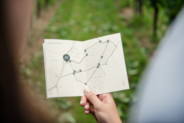 Gusbourne Self Guided Tour Map