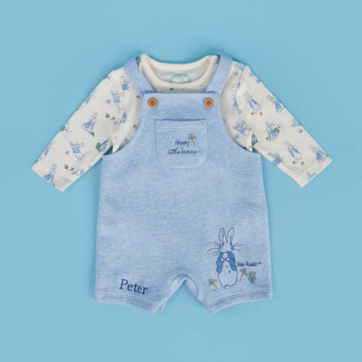 My 1st Years Personalised Peter Rabbit Outfit, £29.75
