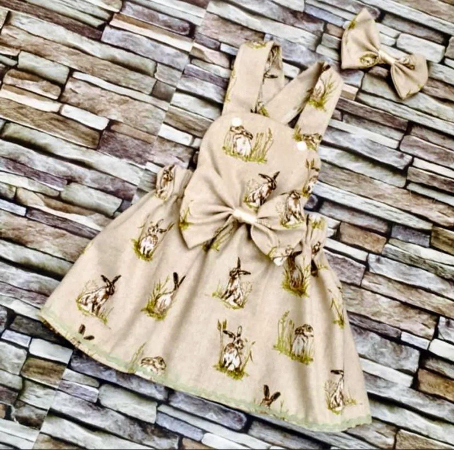 Etsy Handmade Girls Easter Dress, from £18