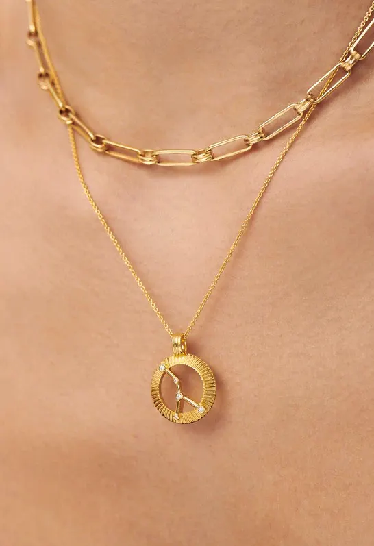 Missoma Zodiac Constellation Pendant Necklace, £125