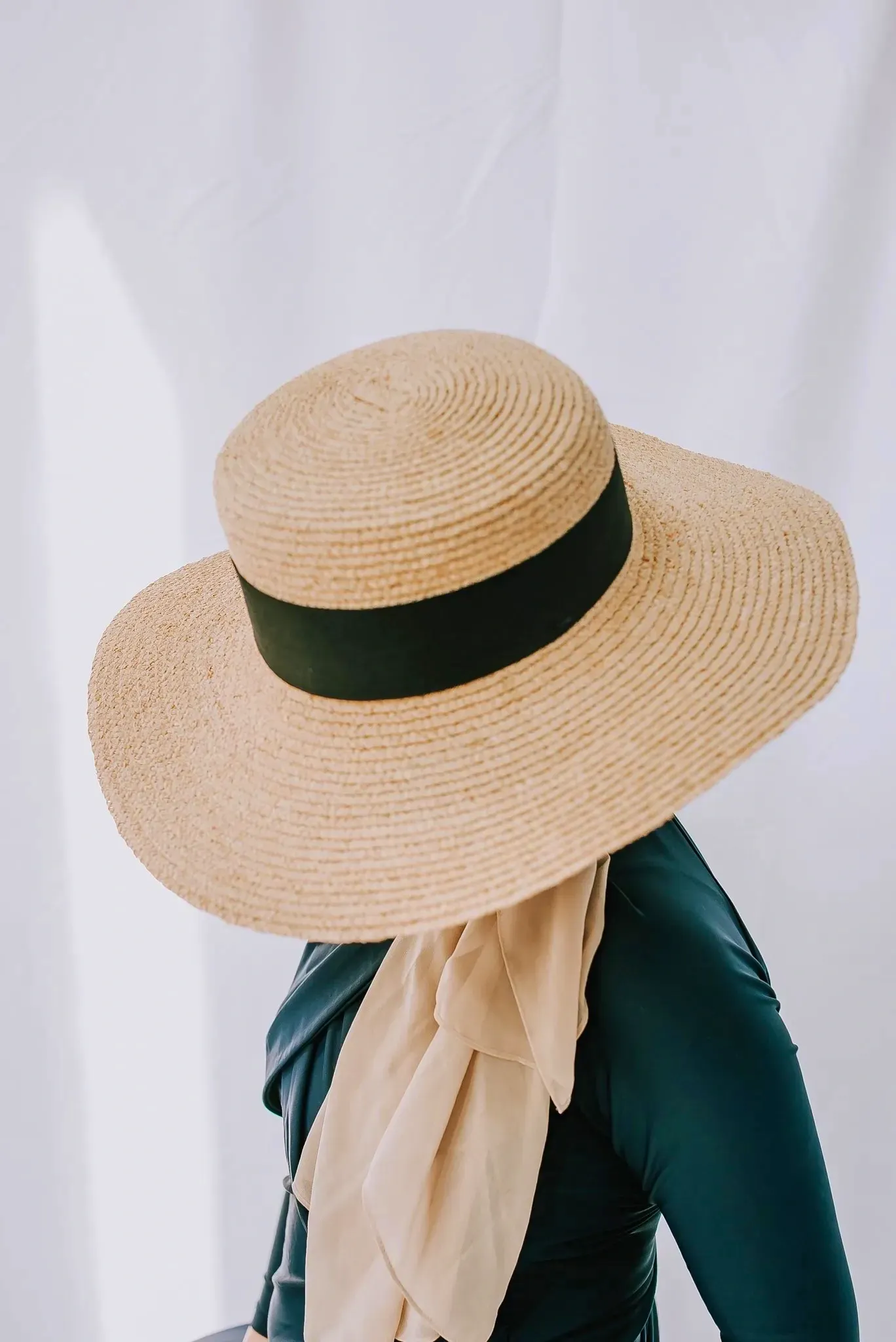 Jamela Boater Hat – Raffia Floppy, NOW $85