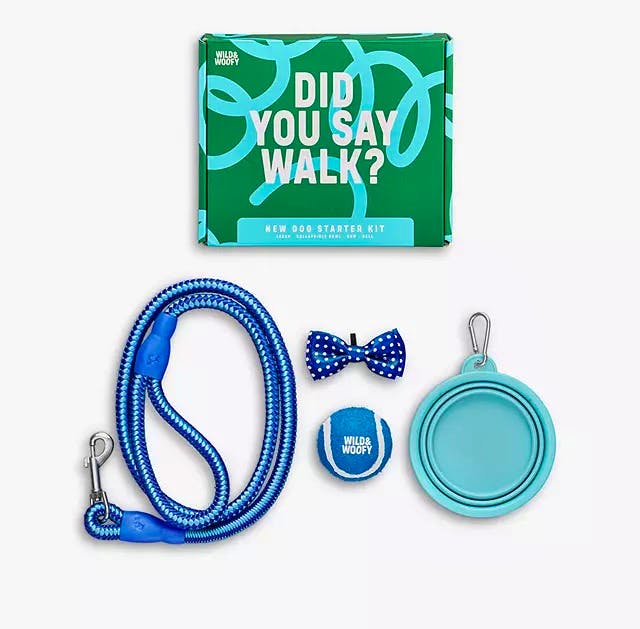 Wild & Woofy New Dog Starter Kit Gift Set, £10