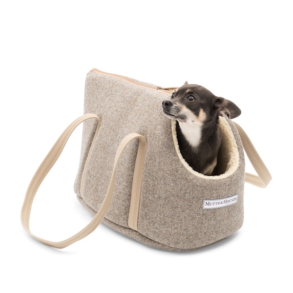 Mutts & Hounds Tweed Carrier, Small, £135