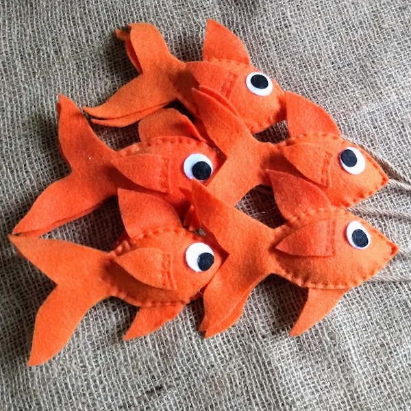 Etsy Goldfish Catnip Toy, £6