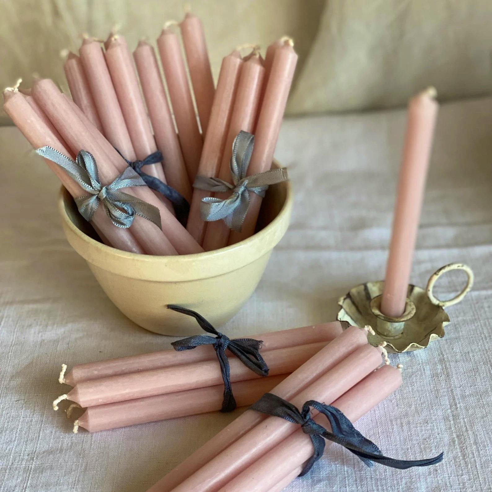Etsy Pink Candles, £12