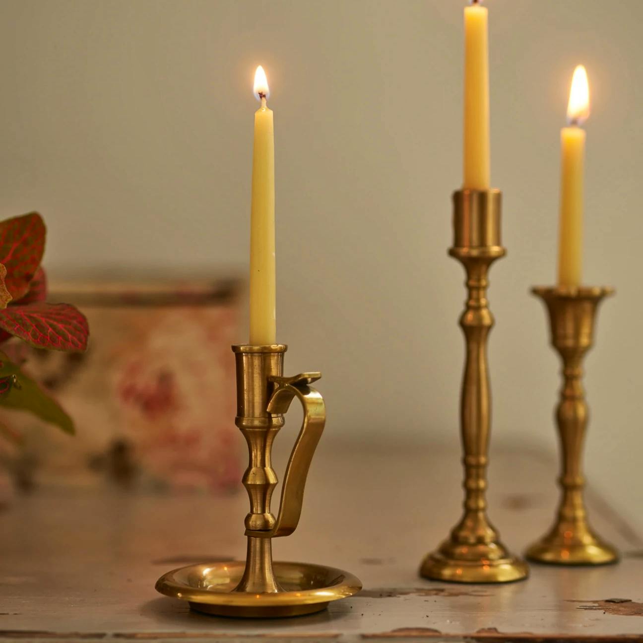 Rowen & Wren Bingley Brass Candlestick, £18